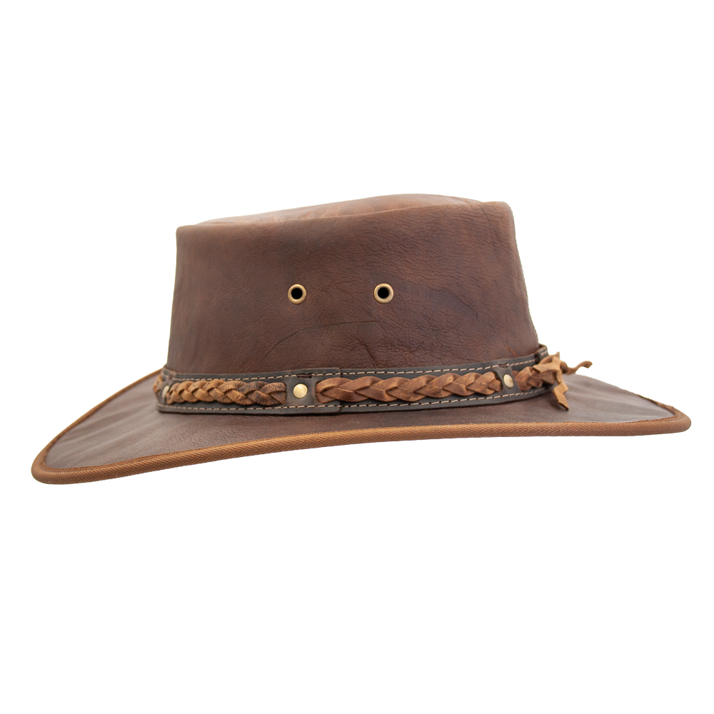 1018HC - Squashy Crackle Kangaroo - Hickory — Barmah Hats